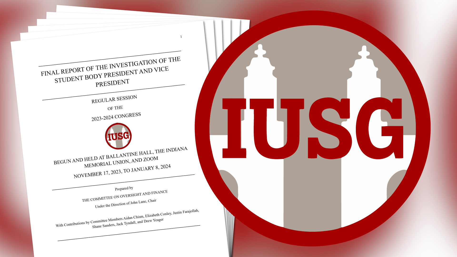 IUSG Student Body President and Vice President push back on ‘biased’ investigation after committee recommends impeachment 