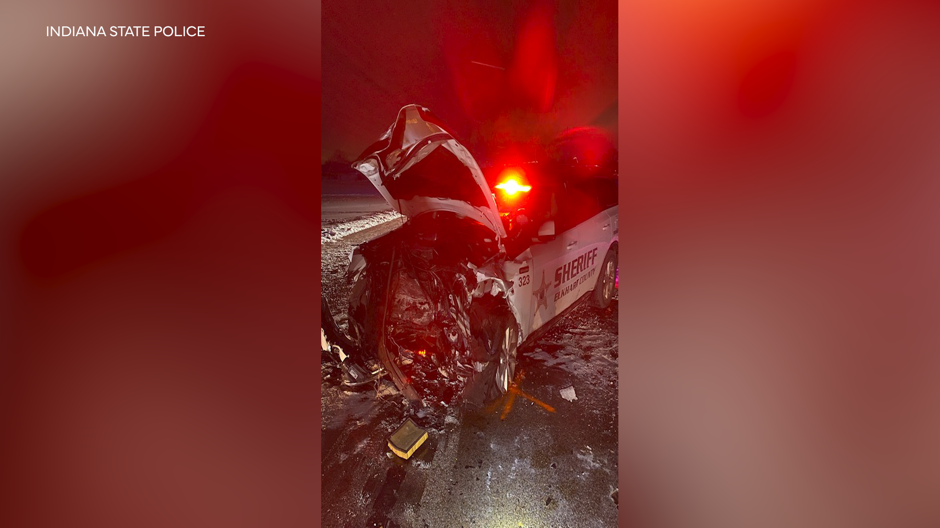 Driver crashes head-on into Elkhart County sheriff deputy