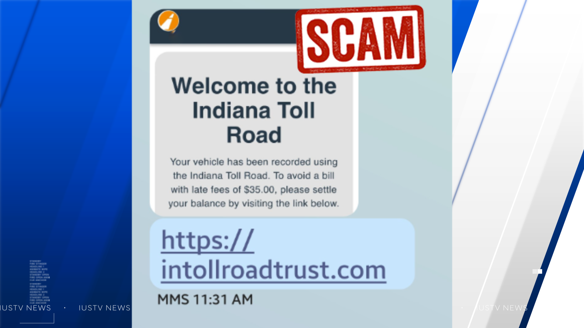 Indiana Toll Road warns of text message scam