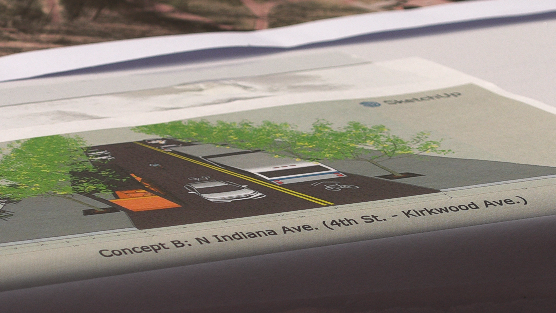 Preliminary designs show possible changes to Indiana Avenue