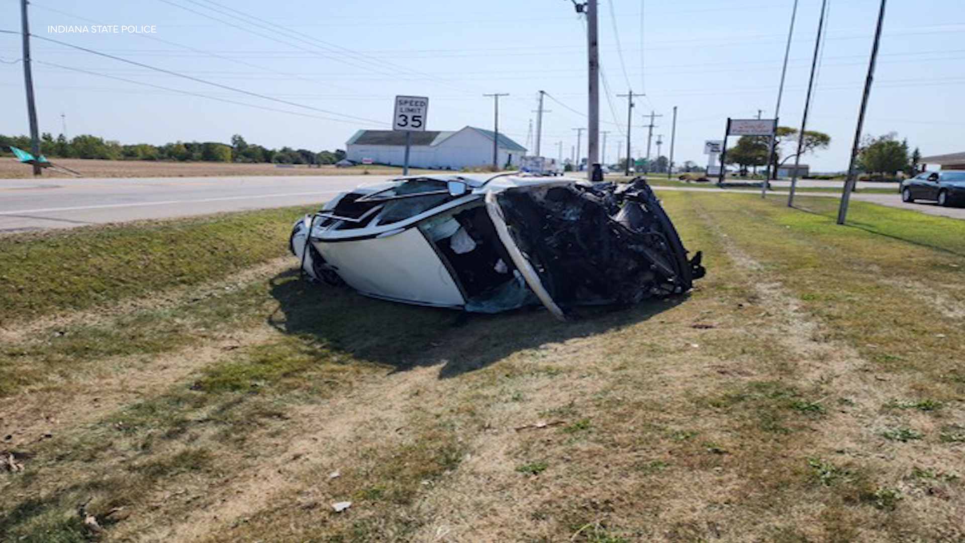 Five hurt, trooper injured in northern Indiana crash